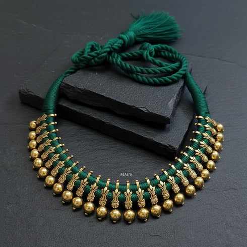 925 Gold plated Silver Thread Choker Set ( pre order)